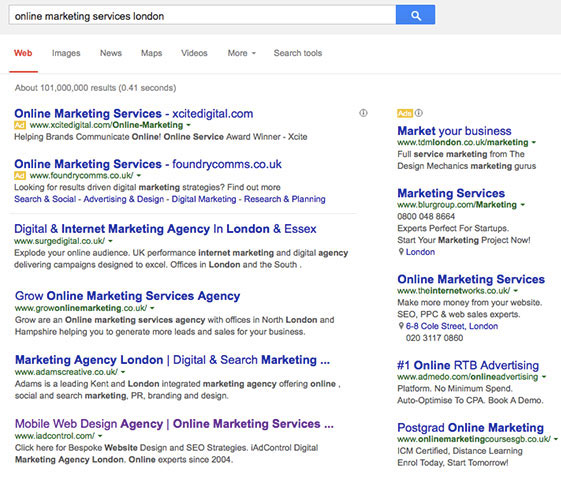 iAdControl Online Marketing Services London
